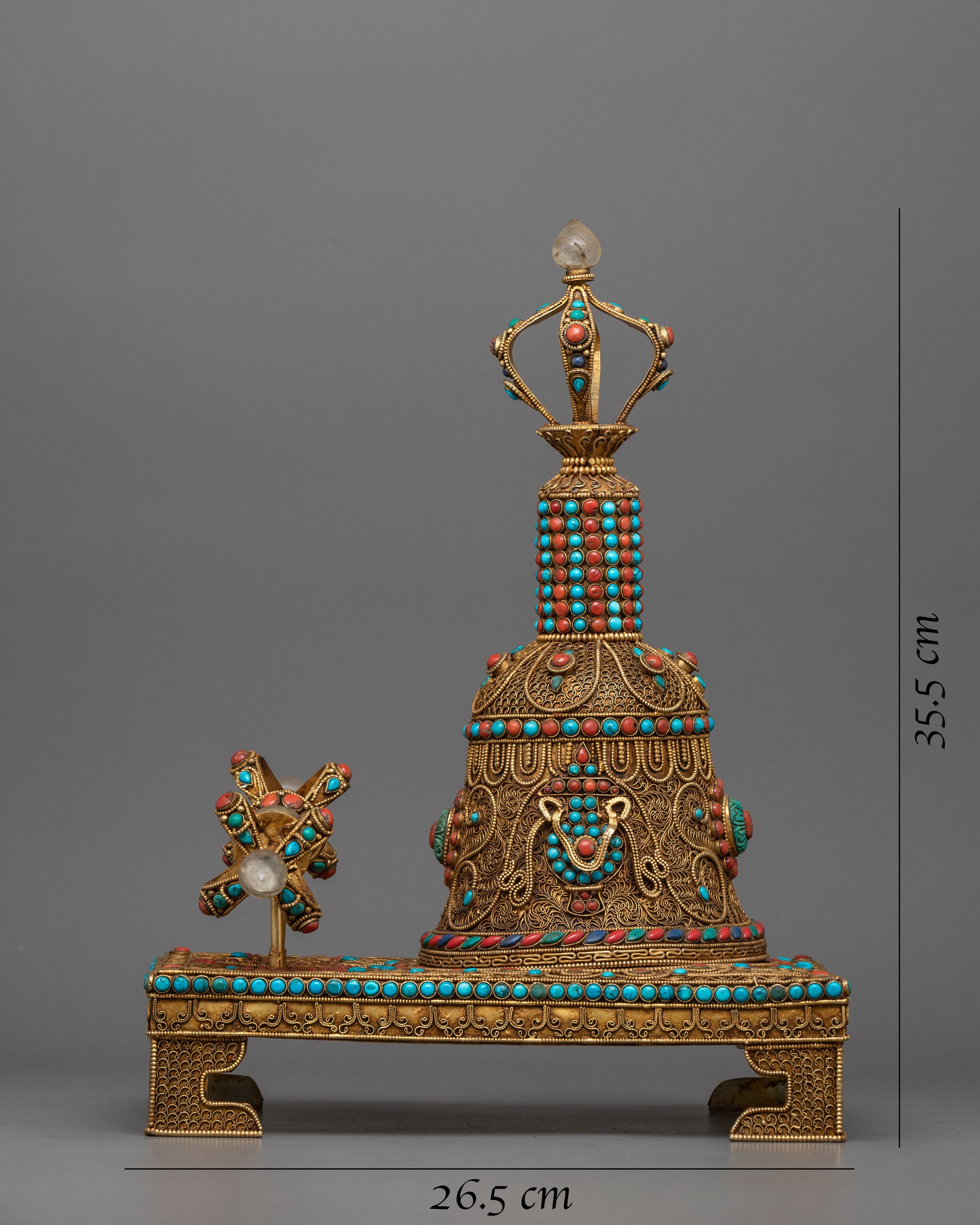 Vajra Bell Ghanta Set | Authentic Tibetan Dharma Practice Tools