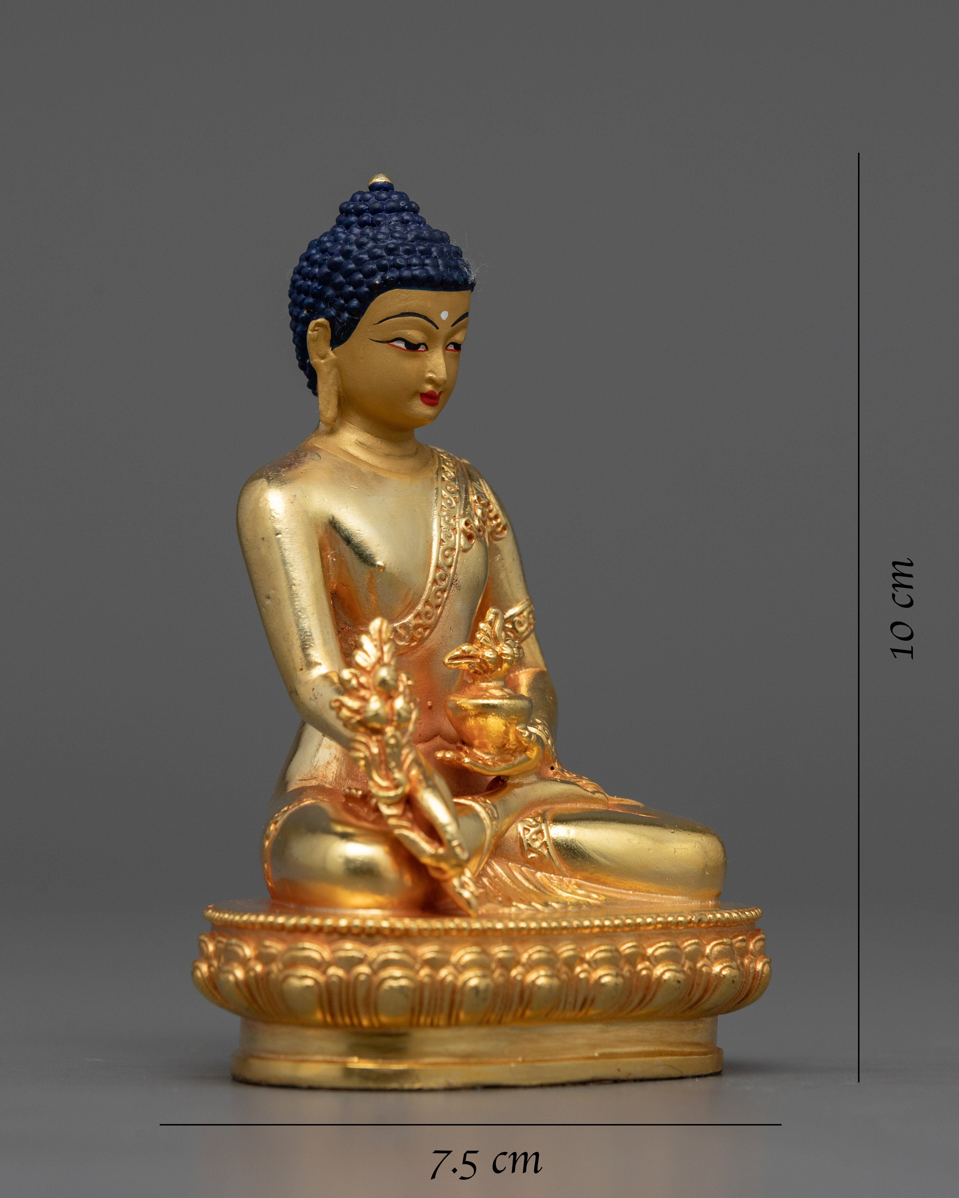 Machine Made Medicine Buddha Statue | Symbolizing Health and Healing