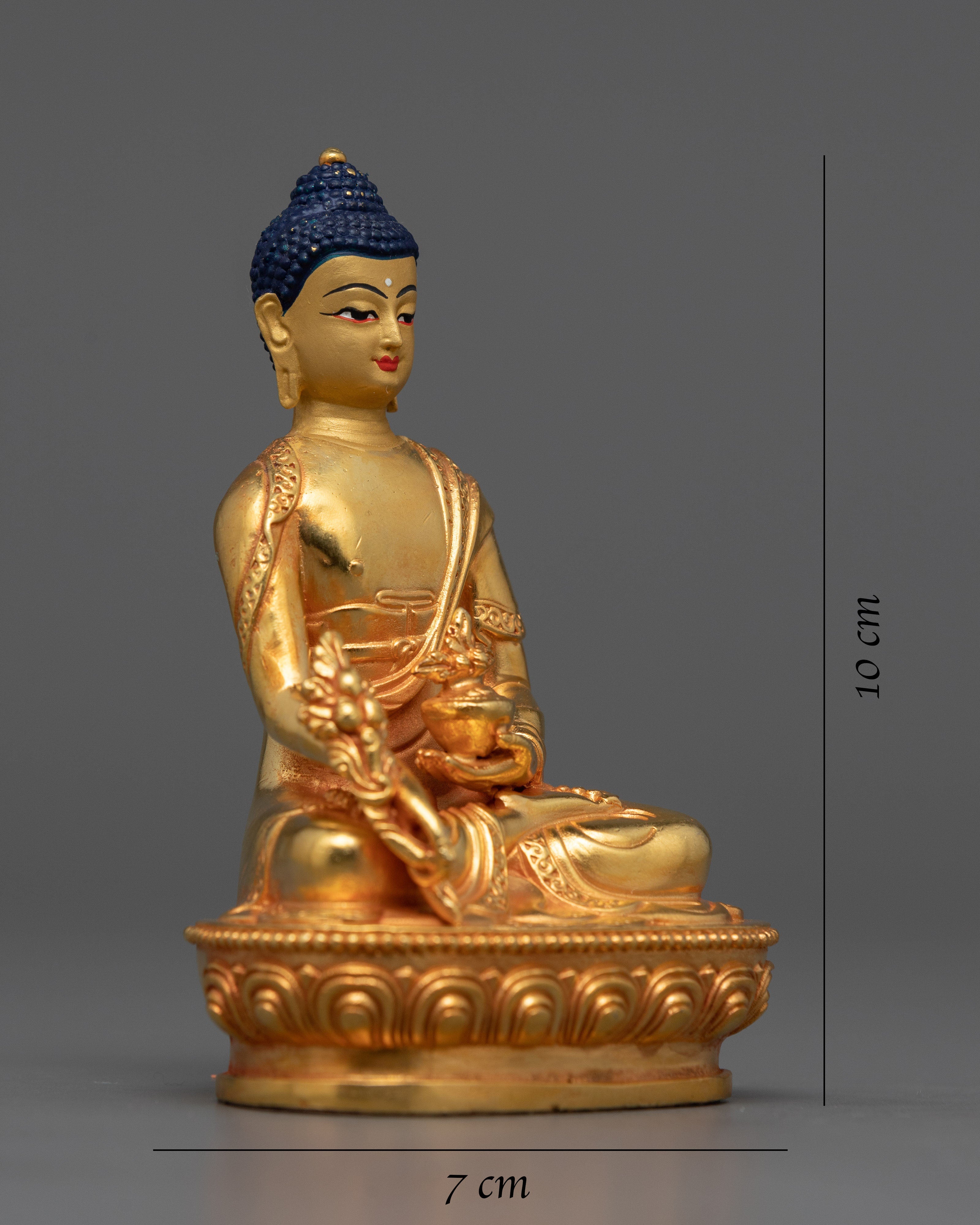 Machine Made Medicine Buddha Statue | A Touch of Serenity for Modern Spaces