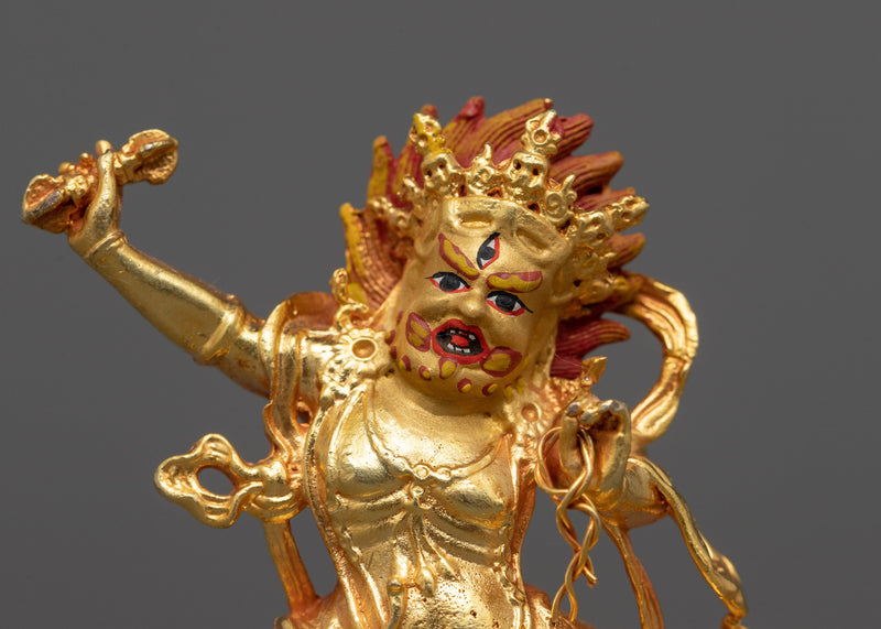 Machine Made Vajrapani Statue | Expertly Crafted with Modern Techniques