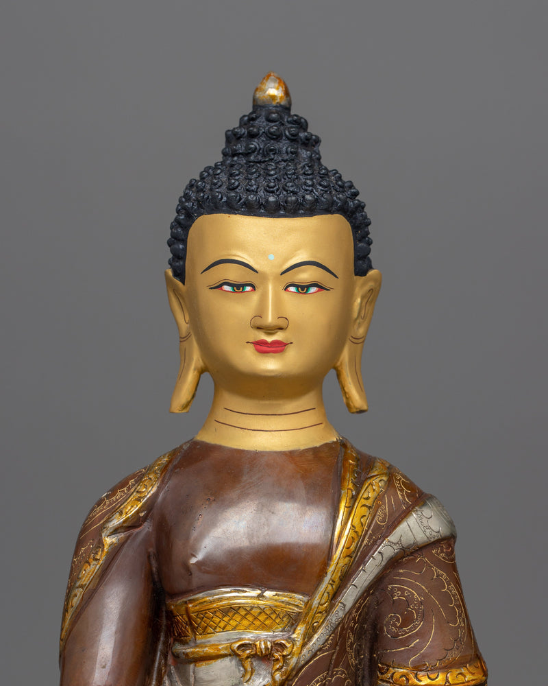 Antique Shakyamuni Buddha Statue | Preserving the Essence of Buddhist Teachings