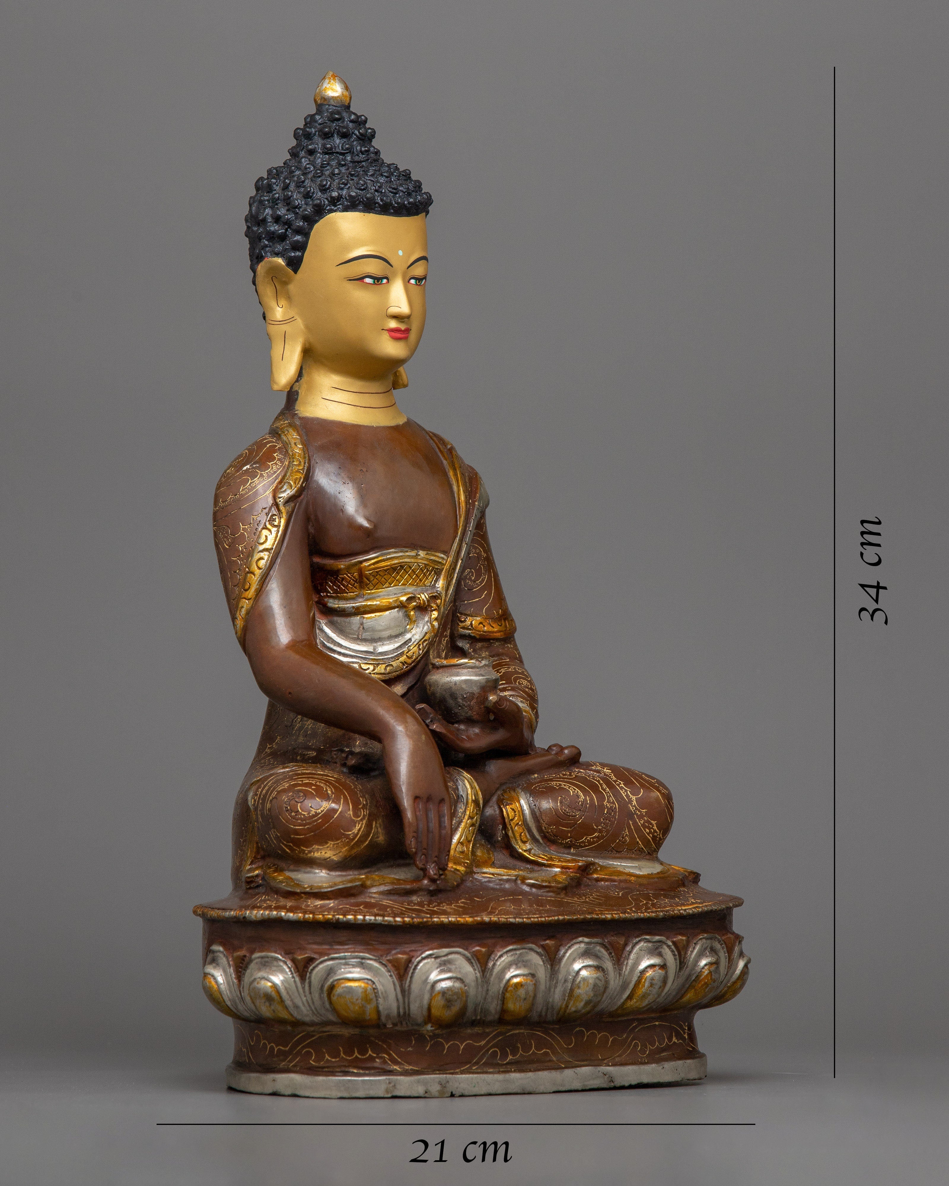 Antique Shakyamuni Buddha Statue | Preserving the Essence of Buddhist Teachings