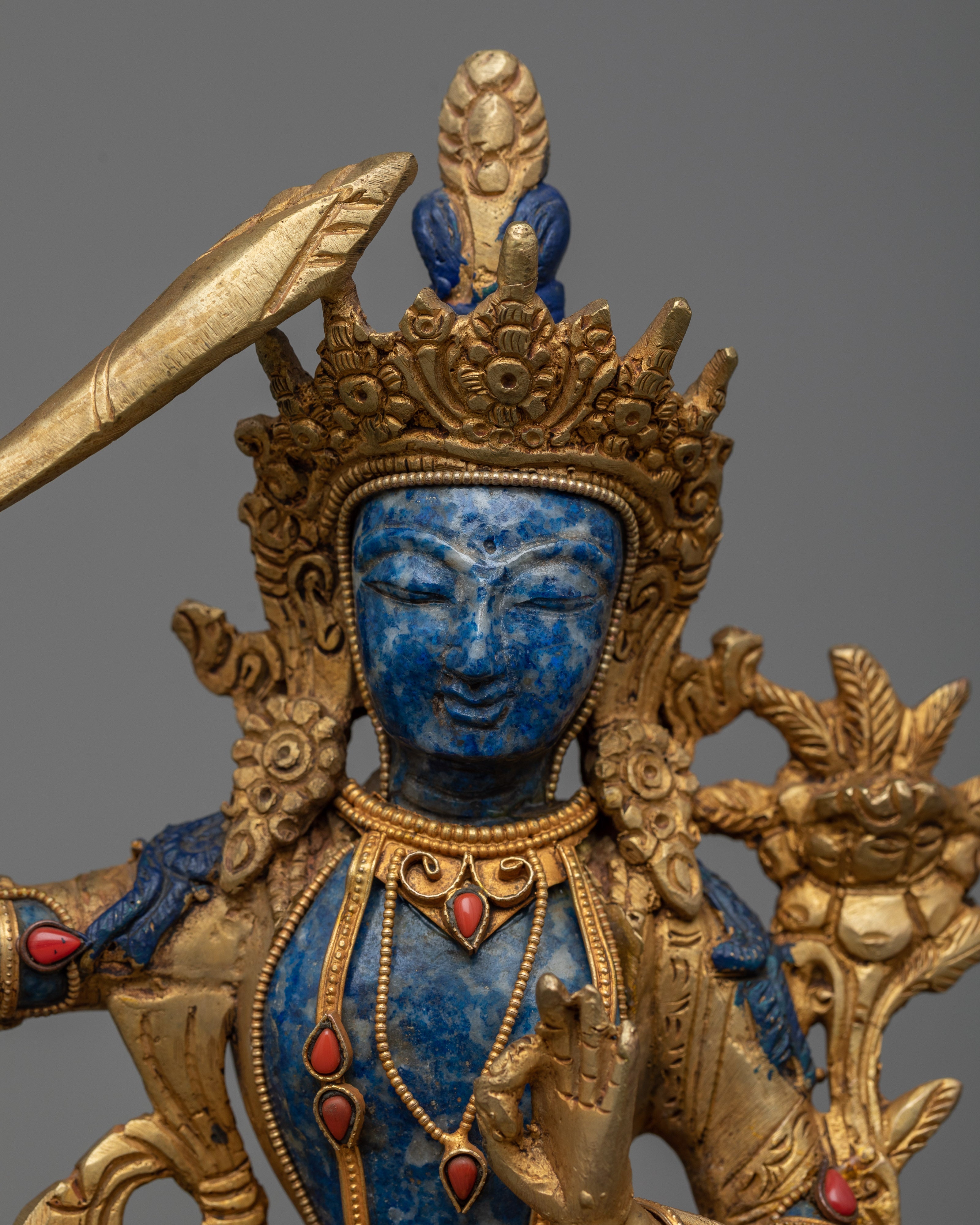 Manjushri Bodhisattva Statue |  Perfect Gift for Meditation and Mindfulness