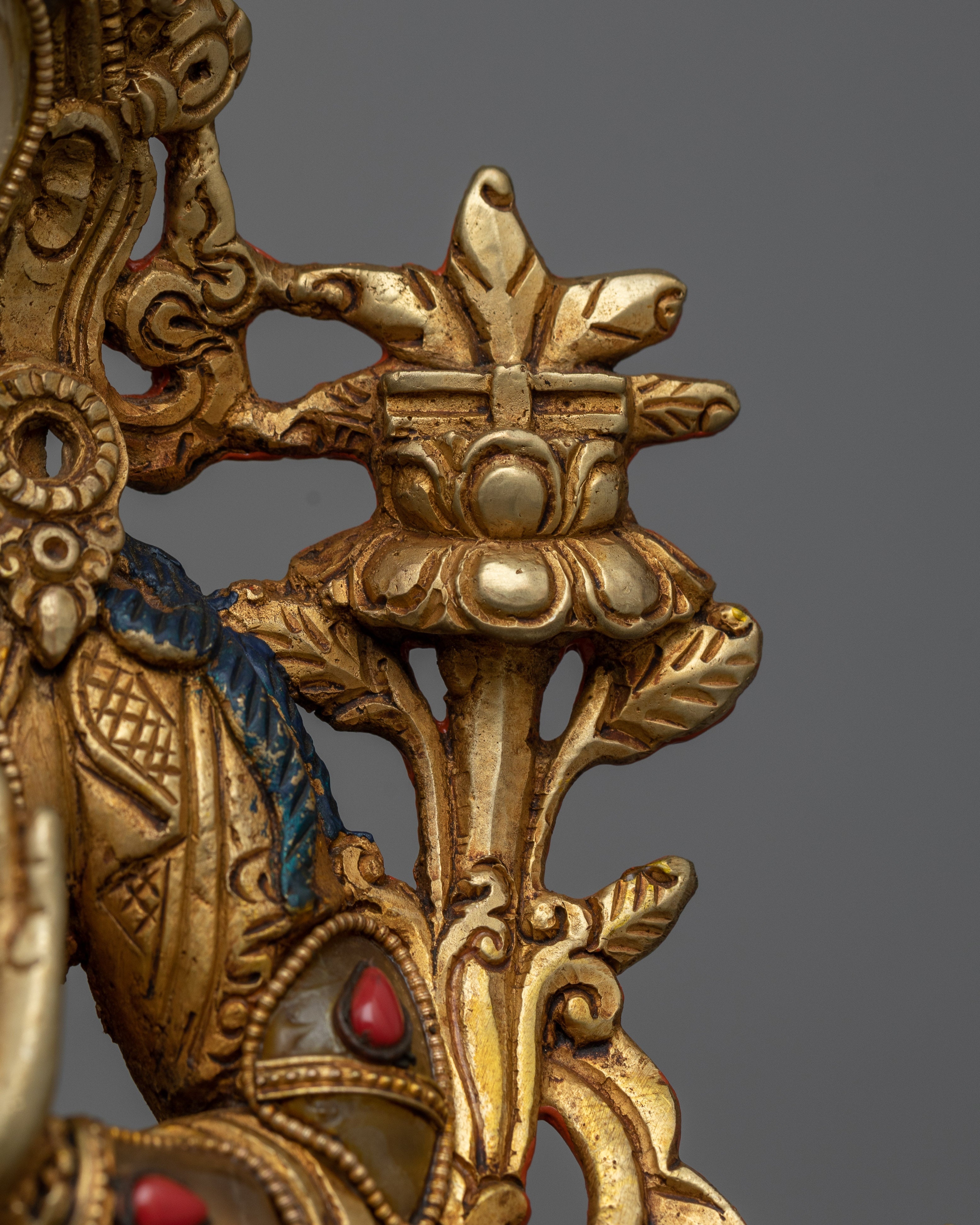 Crystal Manjushri Sadhana Statue | Masterpiece of Buddhist Art for Devotion