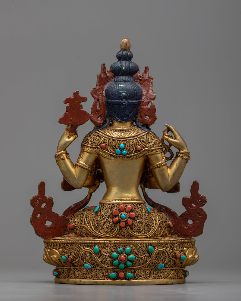 Chenresig Buddha Statue for Meditation  | Inspiring Compassionate Presence in Your Space