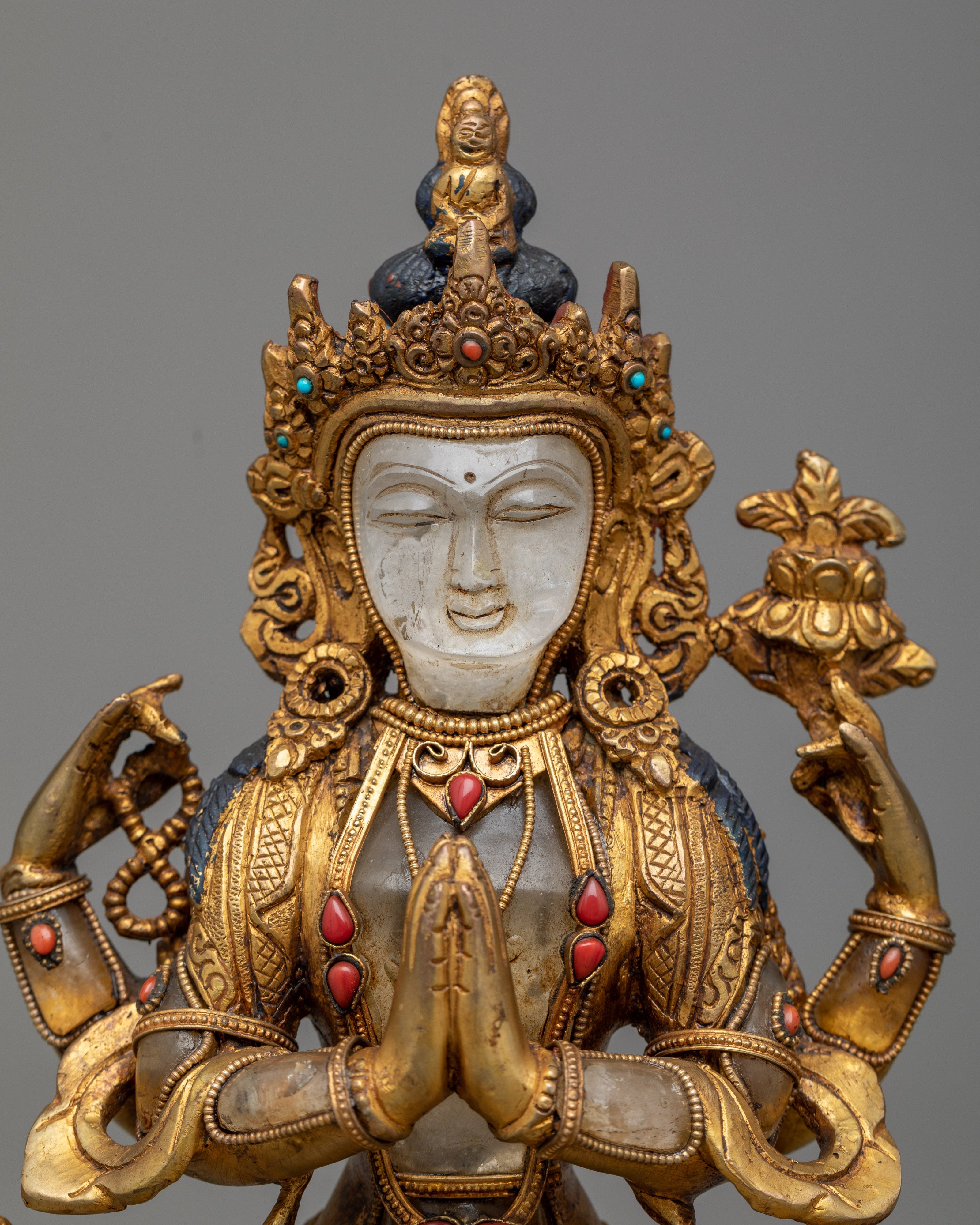Chenresig Buddha Statue for Meditation  | Inspiring Compassionate Presence in Your Space