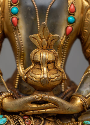 Amitayus Sadhana Statue | Symbol of Infinite Life and Spiritual Growth