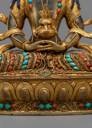 Amitayus Sadhana Statue | Symbol of Infinite Life and Spiritual Growth