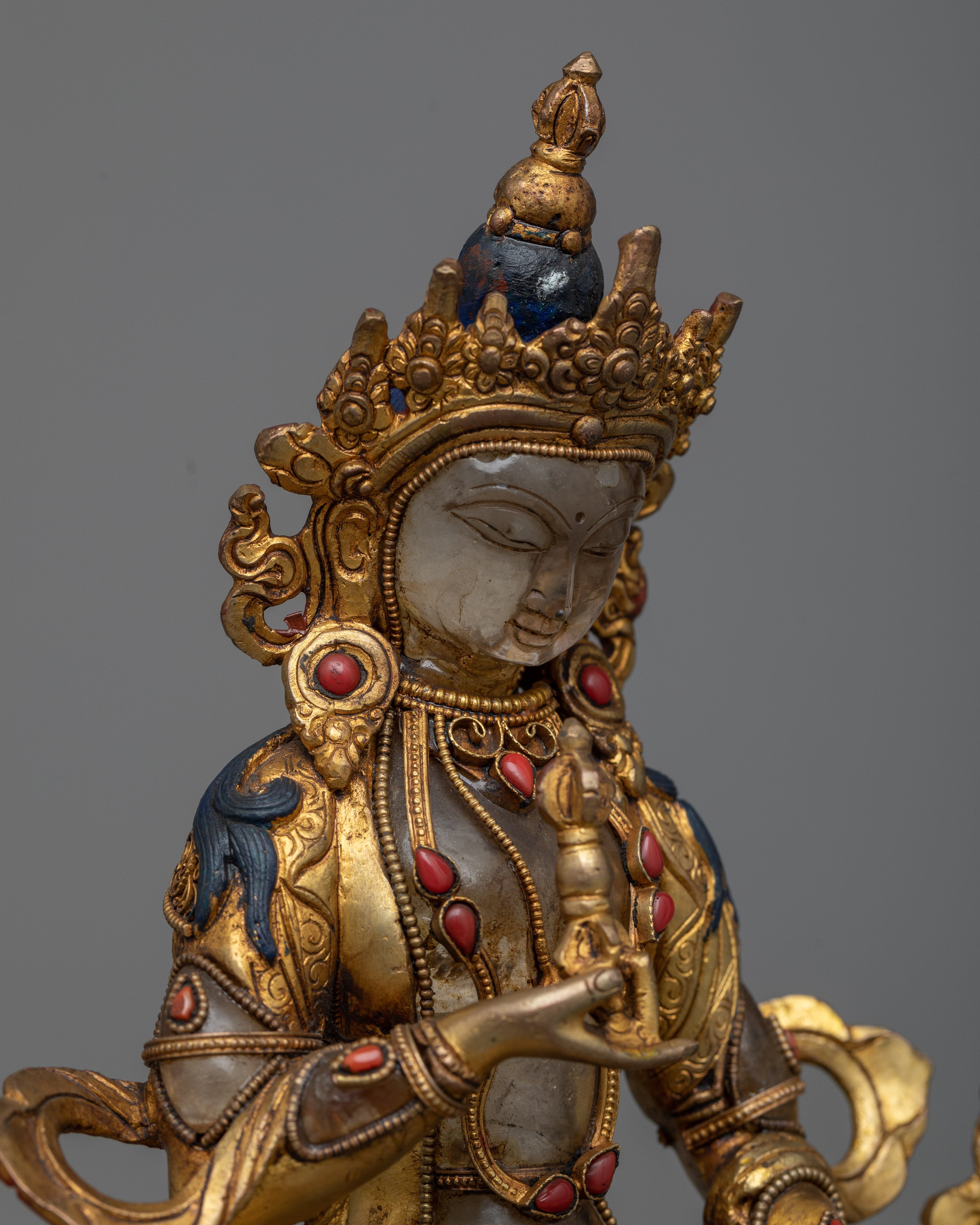 Vajrasattva Bodhisattva Statue | Perfect for Meditation Space and Spiritual Practice