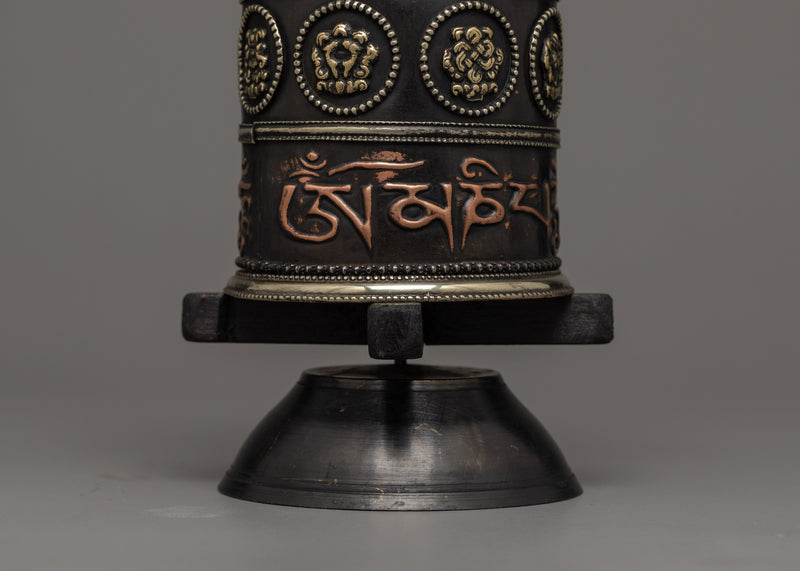 Buddhist Single Prayer Wheel | Perfect for Personal Meditation and Peace