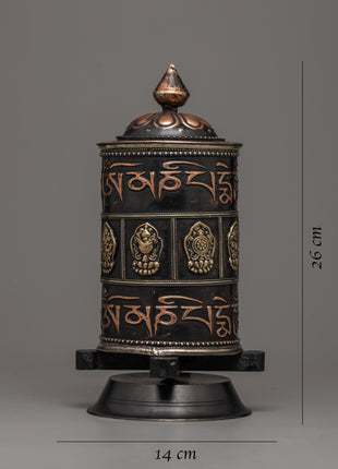 Prayer Wheel Spinner | Handheld Tibetan Mantra Wheel