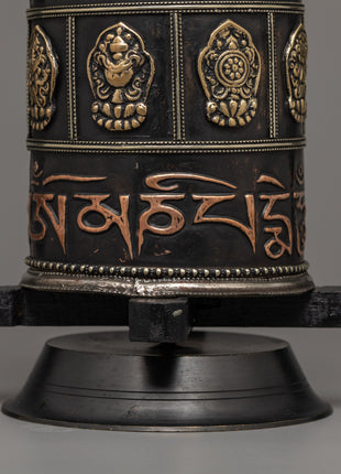 Prayer Wheel Spinner | Handheld Tibetan Mantra Wheel