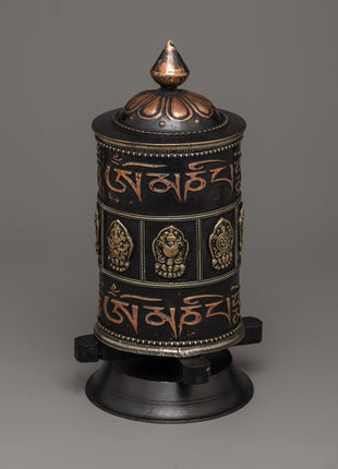 Prayer Wheel Spinner | Handheld Tibetan Mantra Wheel