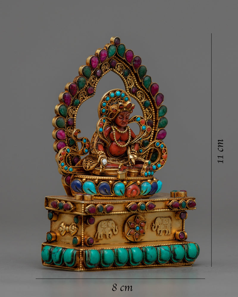 Buddhist Wealth Deity Dzambala Statue | A Harmonious Blend of Prosperity and Compassion