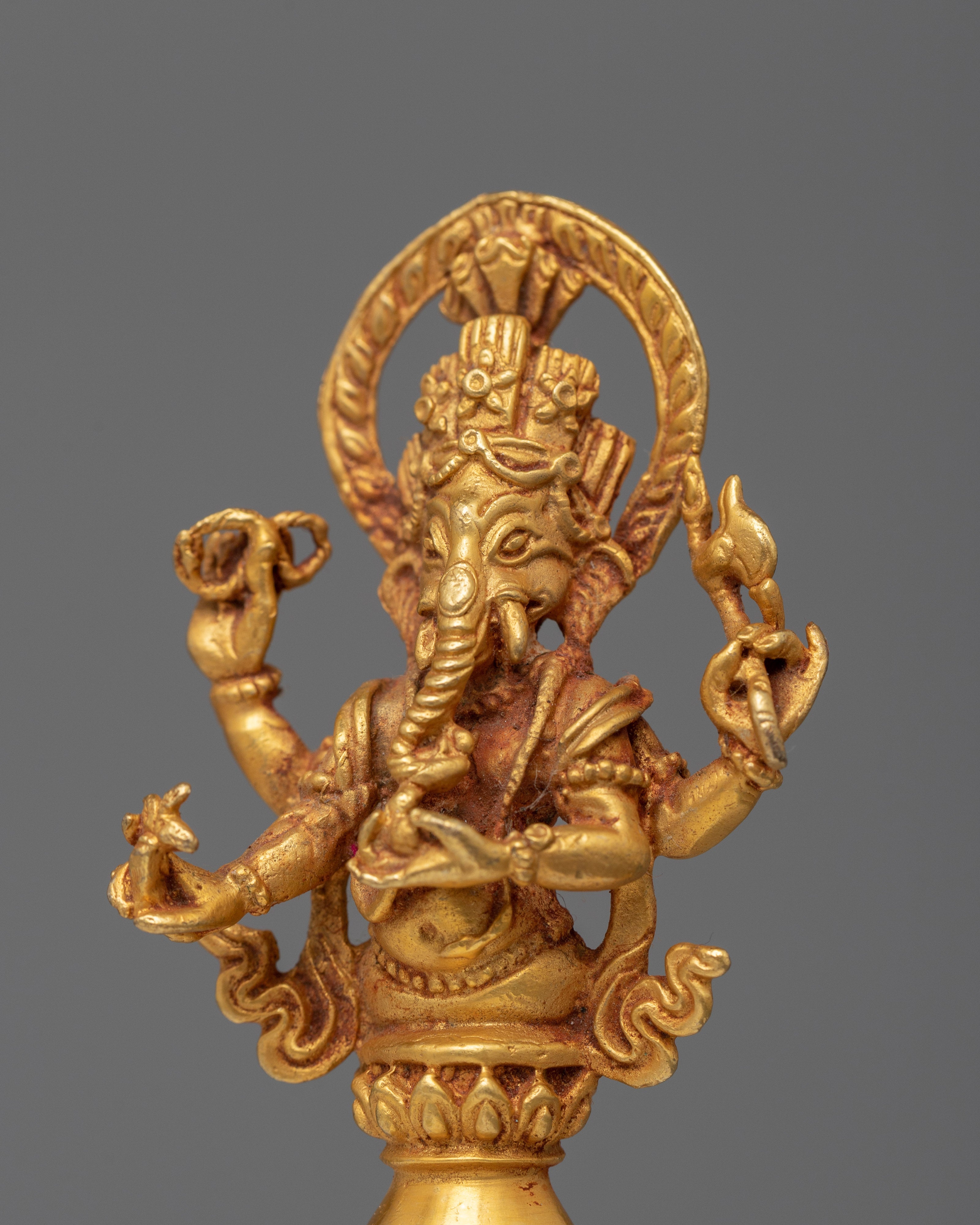 Gold Phurba Dagger |  Symbol of Spiritual Power and Ritualistic Grace