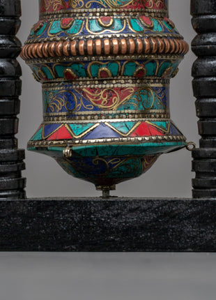 Stand Prayer Wheel | Spin for Peace and Enlightenment