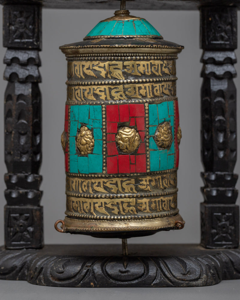 Mantra Prayer Wheel | Traditional Buddhist Meditation Aid