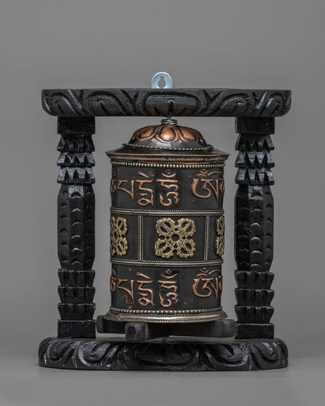 Wooden Prayer Wheel