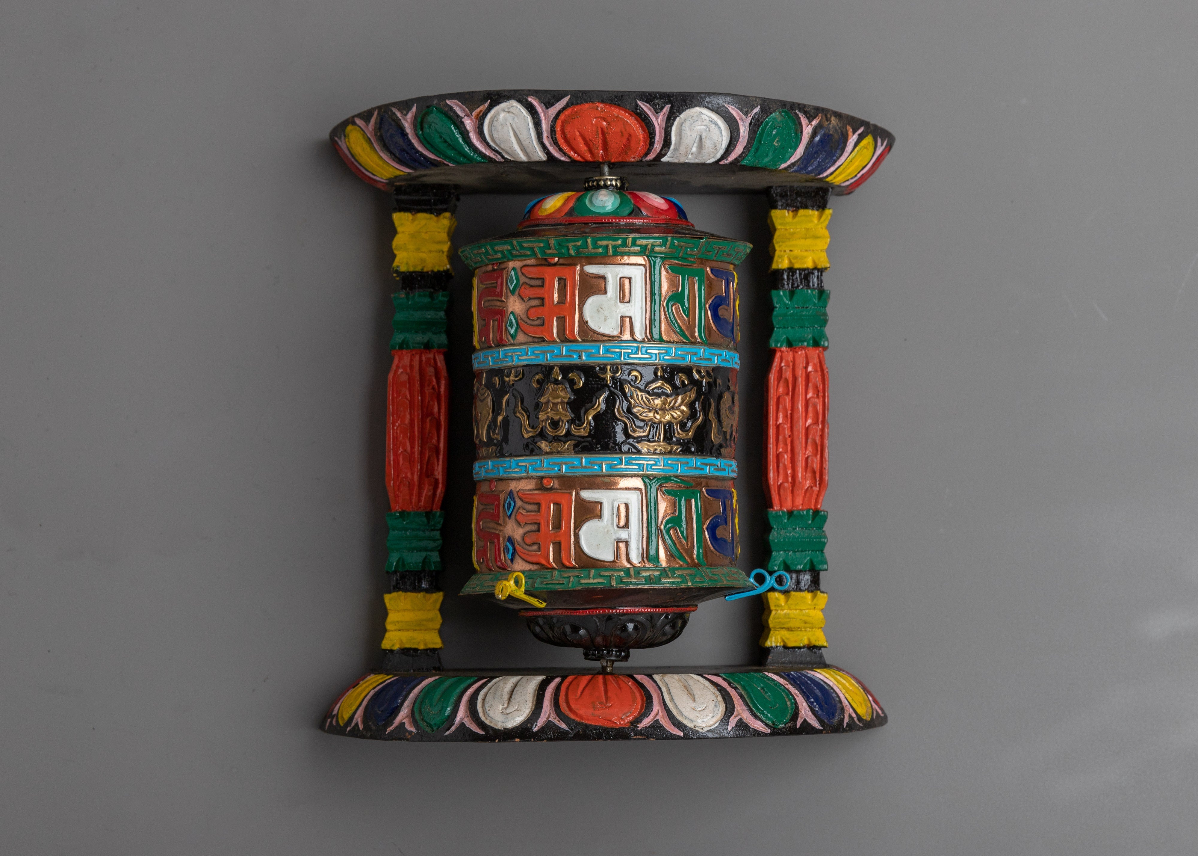 Two Rows Mantra Prayer Wheel | Portable and Powerful Spiritual Tool