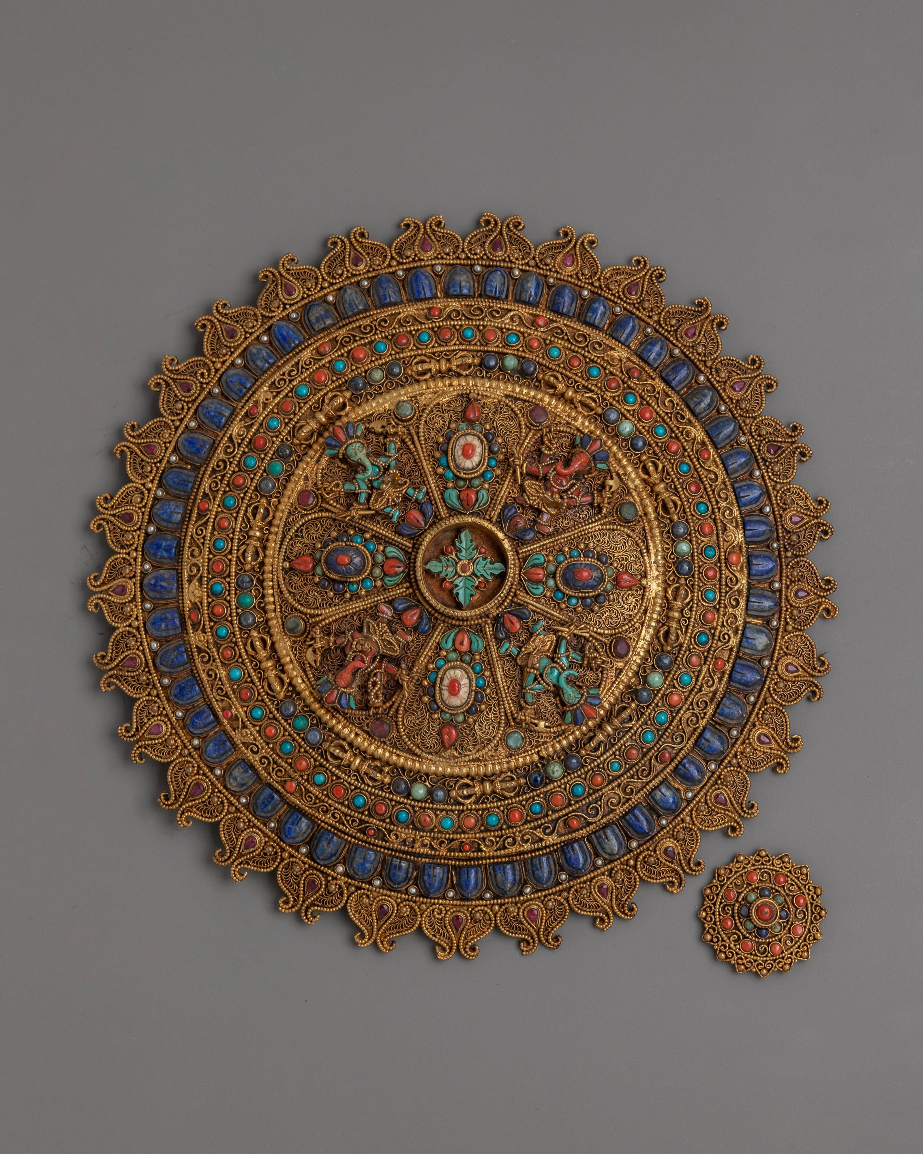 Copper Round Mandala Wall Hanging | Bringing Serenity to Your Space