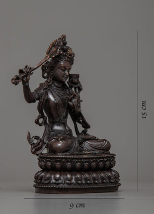 Manjushri Deity Statue | Wisdom and Enlightenment in Divine Form