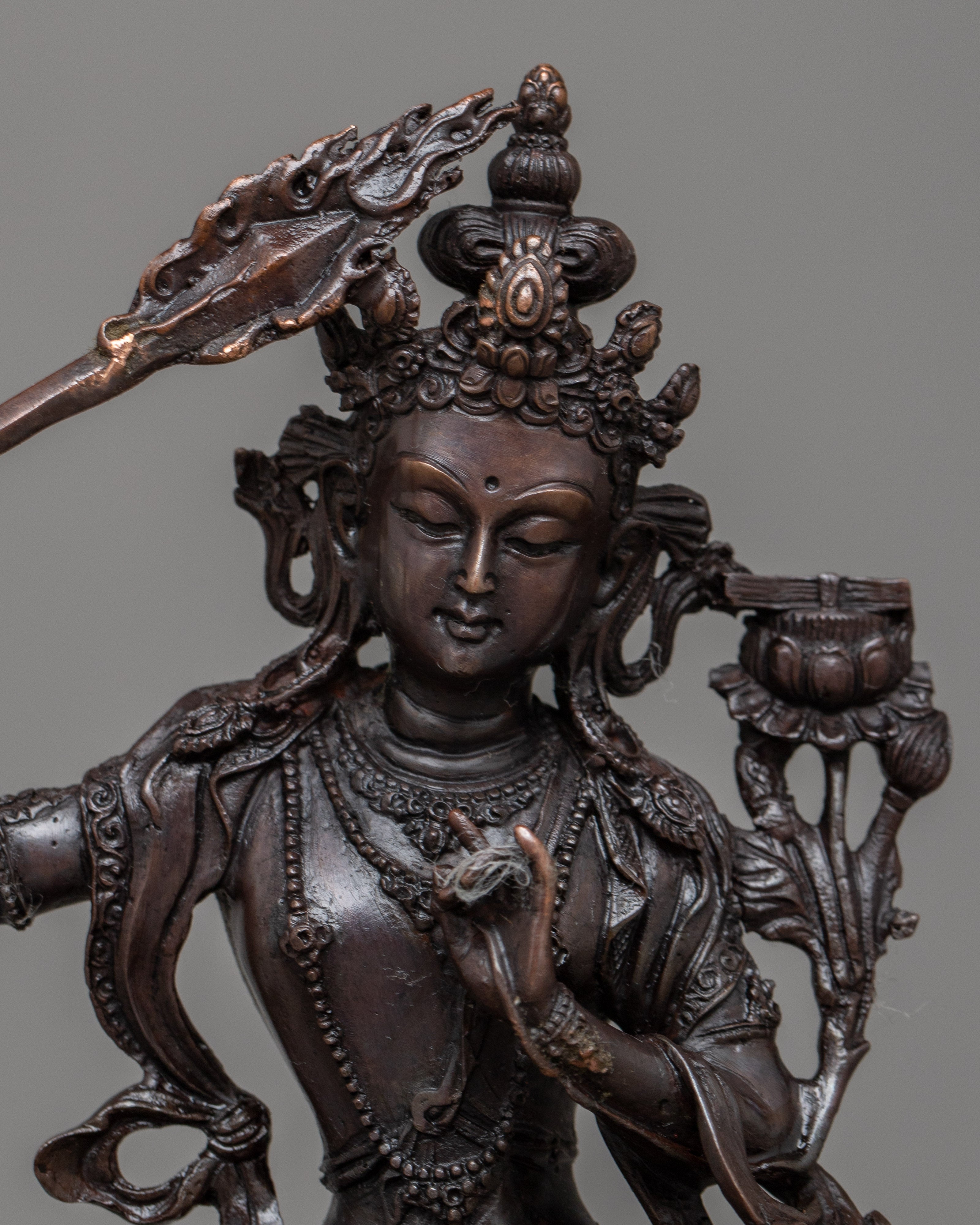 Manjushri Deity Statue | Wisdom and Enlightenment in Divine Form