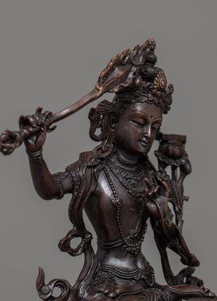 Manjushri Deity Statue | Wisdom and Enlightenment in Divine Form