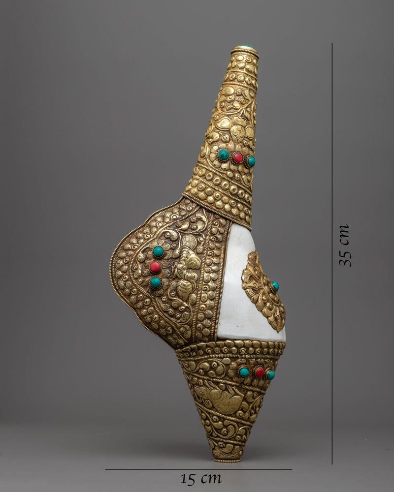 Brass Conch Shell Horn