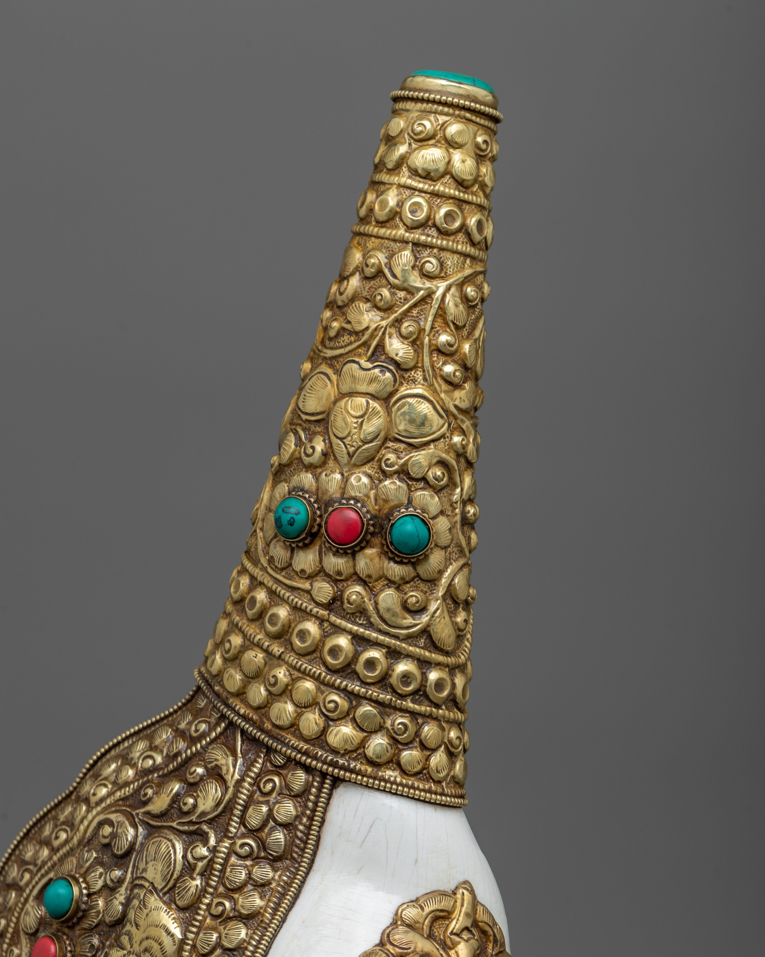 Brass Conch Shell Horn