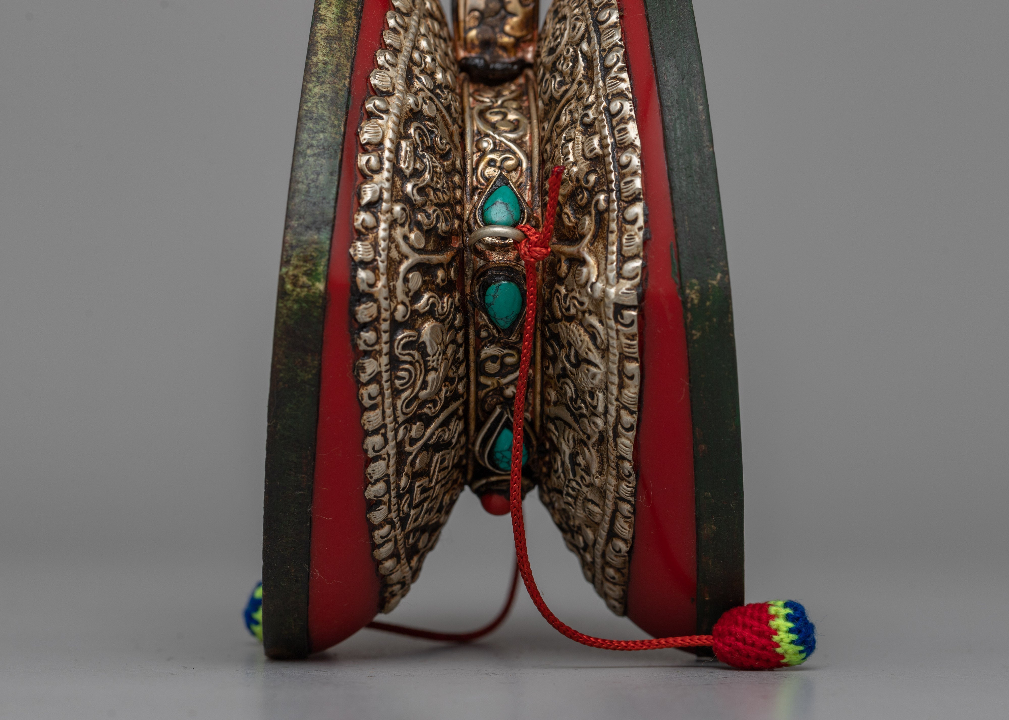 Chod Damaru Drum | Ritual Instrument for Buddhist Ceremonies