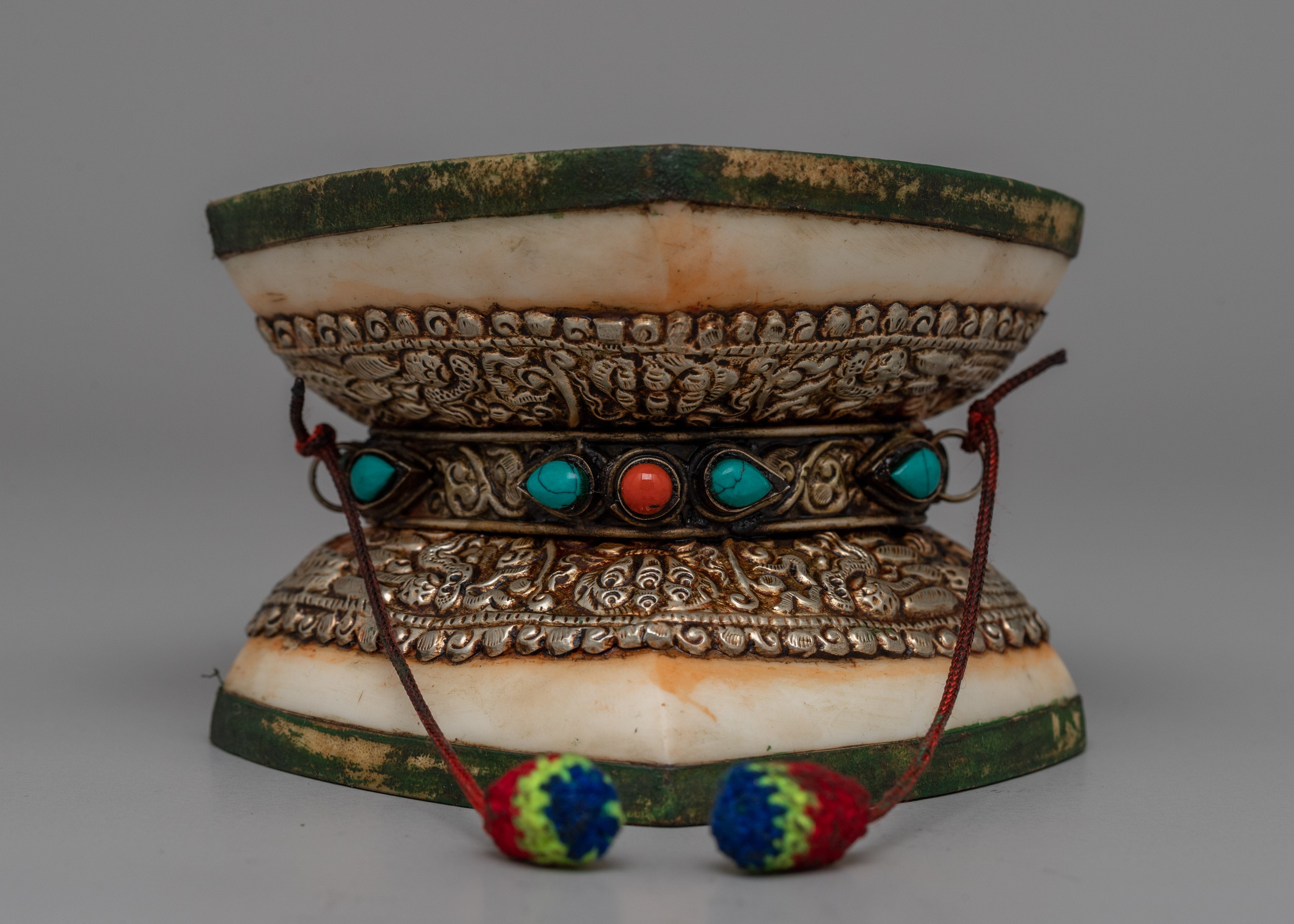 Tibetan Ritual Chod Drum | Authentic Buddhist Musical Instrument