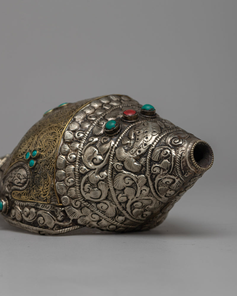 Conch Shell Horn | Traditional Tibetan Buddhist Sound Instrument