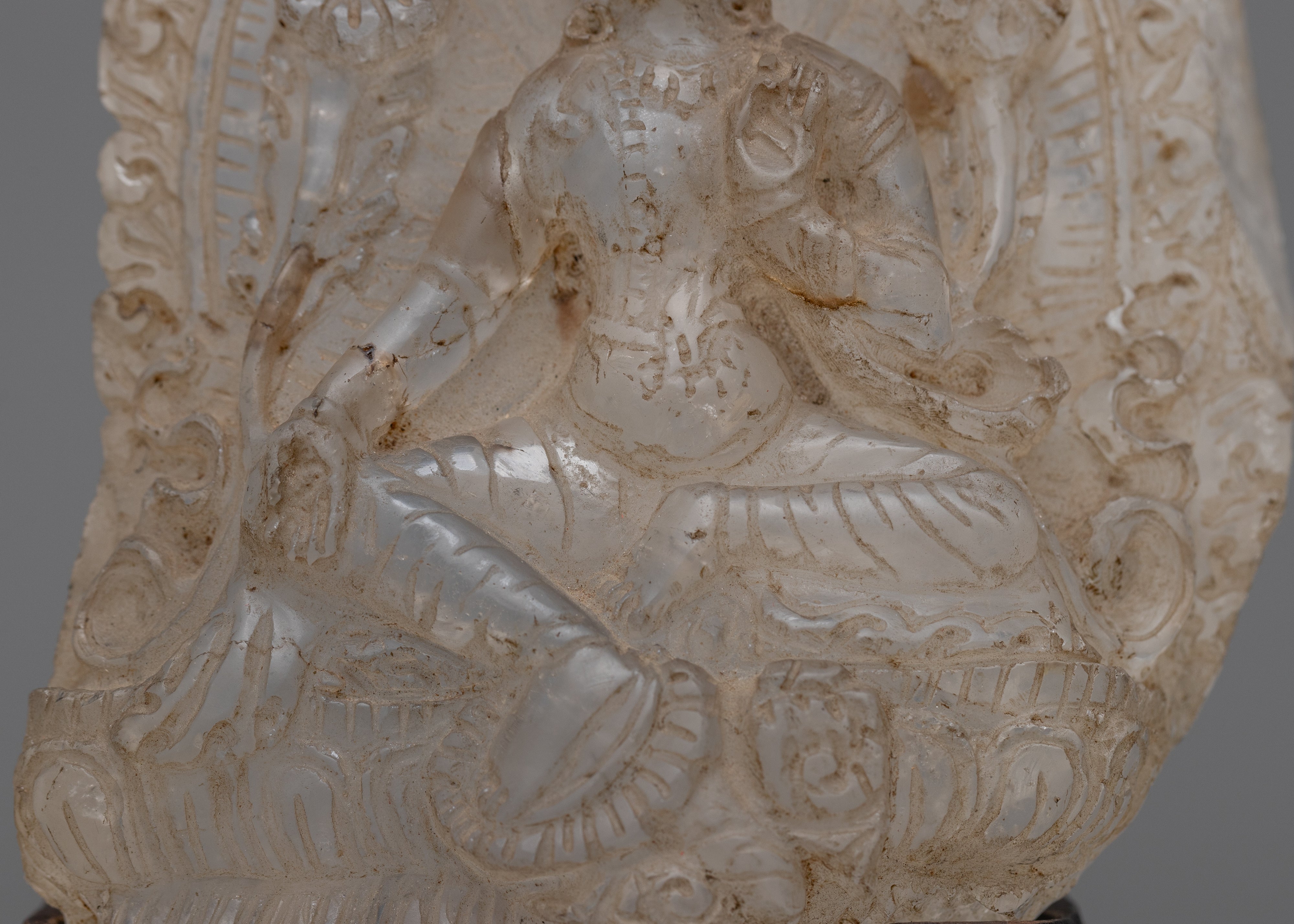 Crystal Green Tara Statue | Handcrafted Spiritual Decor