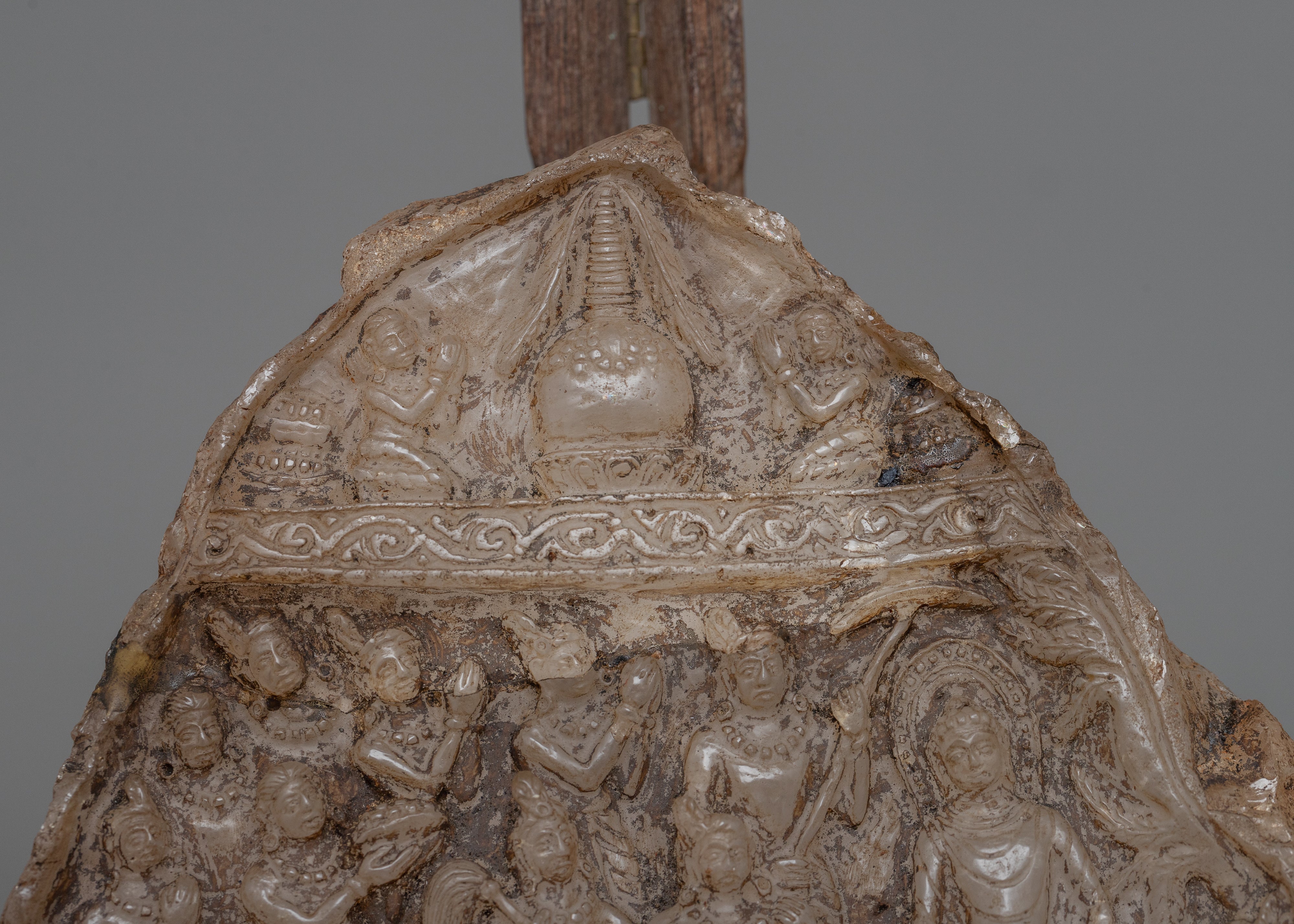 Himalayan Crystal Stone Buddha Lumbini Journey Relief Art