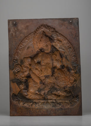 Metal Wall Hanging of Namtoshe | Tibetan Buddhist Prosperity Art