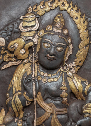 Metal Wall Hanging of Namtoshe | Tibetan Buddhist Prosperity Art