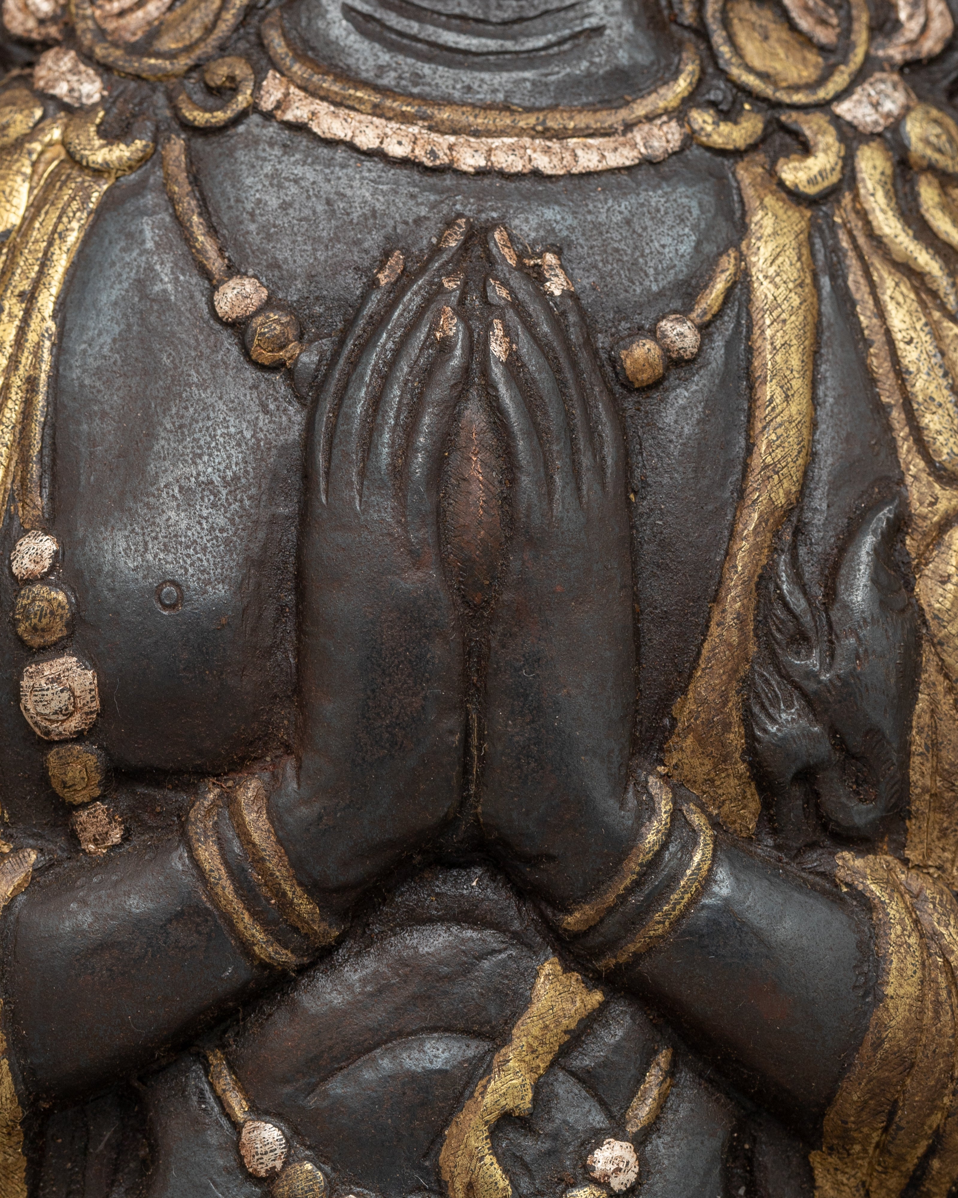 Chenrezig Bodhisattva Iron Wall Decor | Intricate Metal Tibetan Art