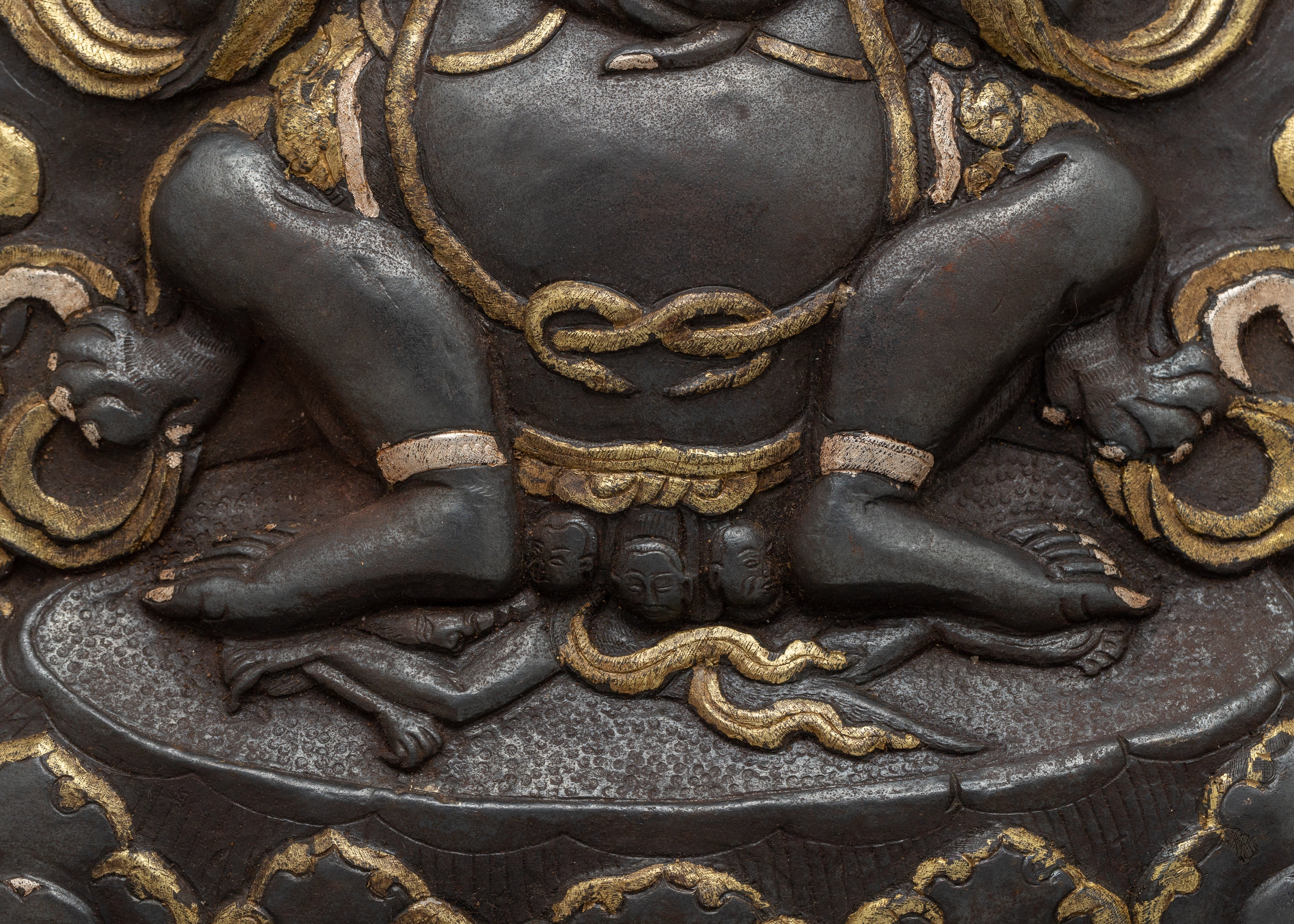 Buddhist Sakya Mahakala Art | Wall Hanging for Spiritual Protection