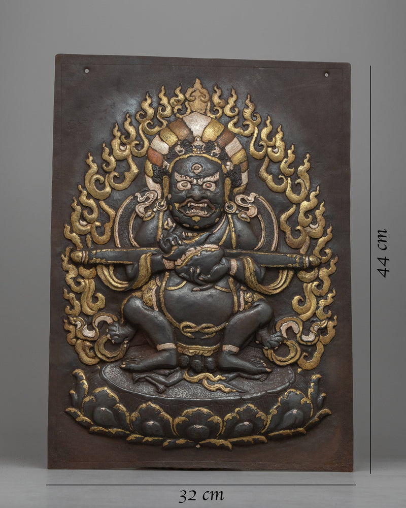 Buddhist Sakya Mahakala Art | Wall Hanging for Spiritual Protection