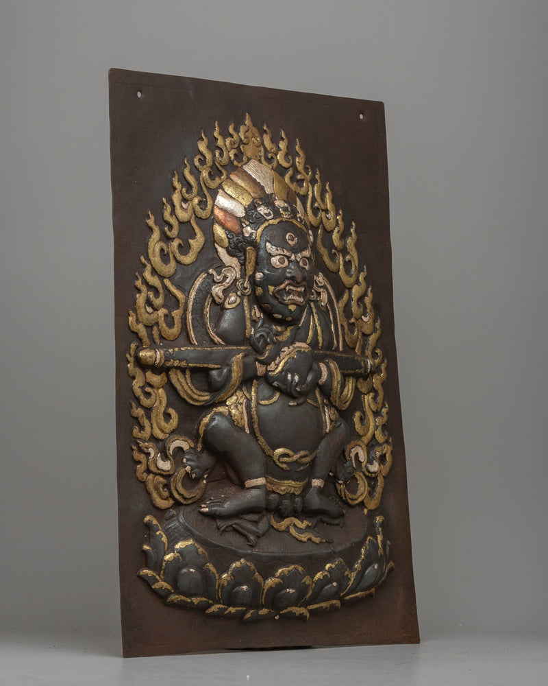 Buddhist Sakya Mahakala Art | Wall Hanging for Spiritual Protection