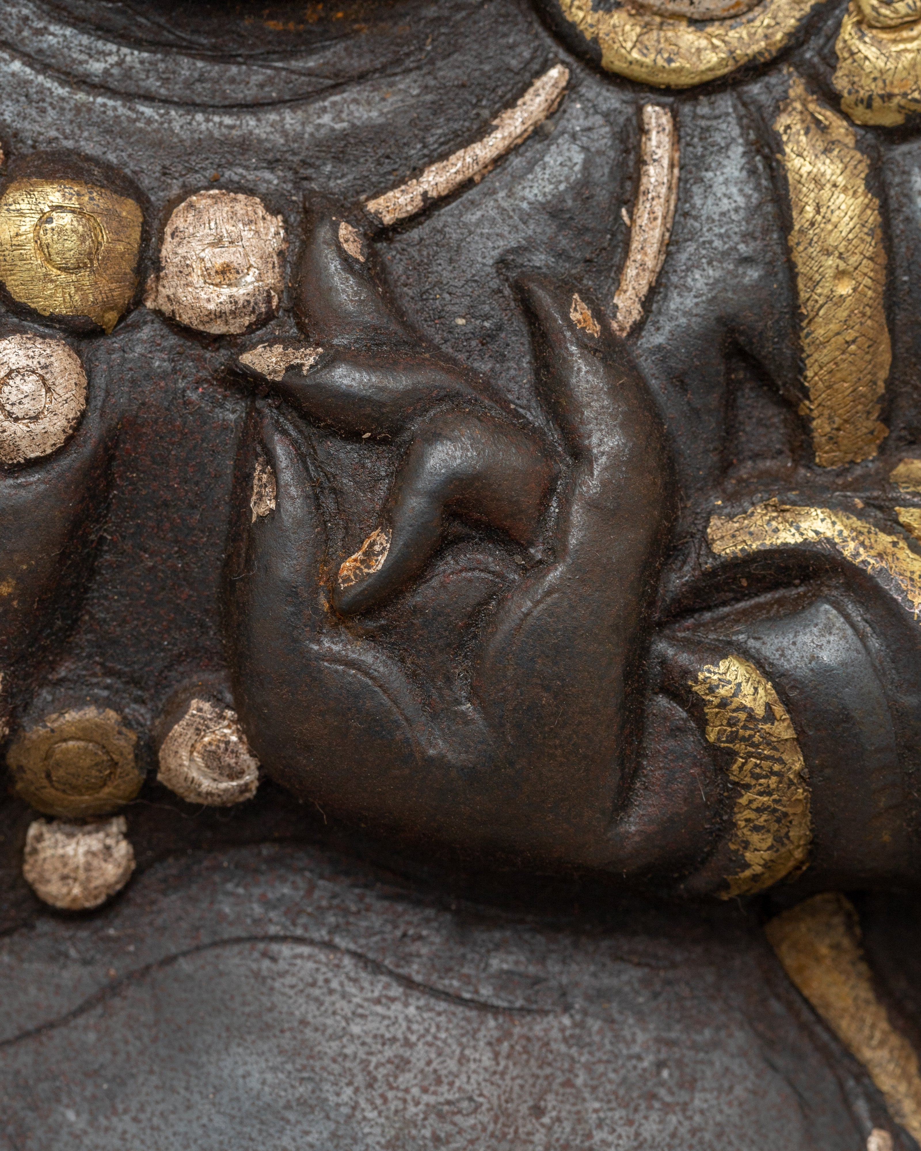 Vajrapani Metal Wall Hanging Thanka | Powerful Buddhist Guardian