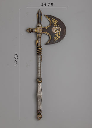 Metal Khatvanga Axe |  Symbolic Tibetan Ritual Instrument