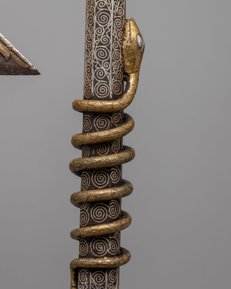 Tibetan Hand Axe | Traditional Decorative Weapon