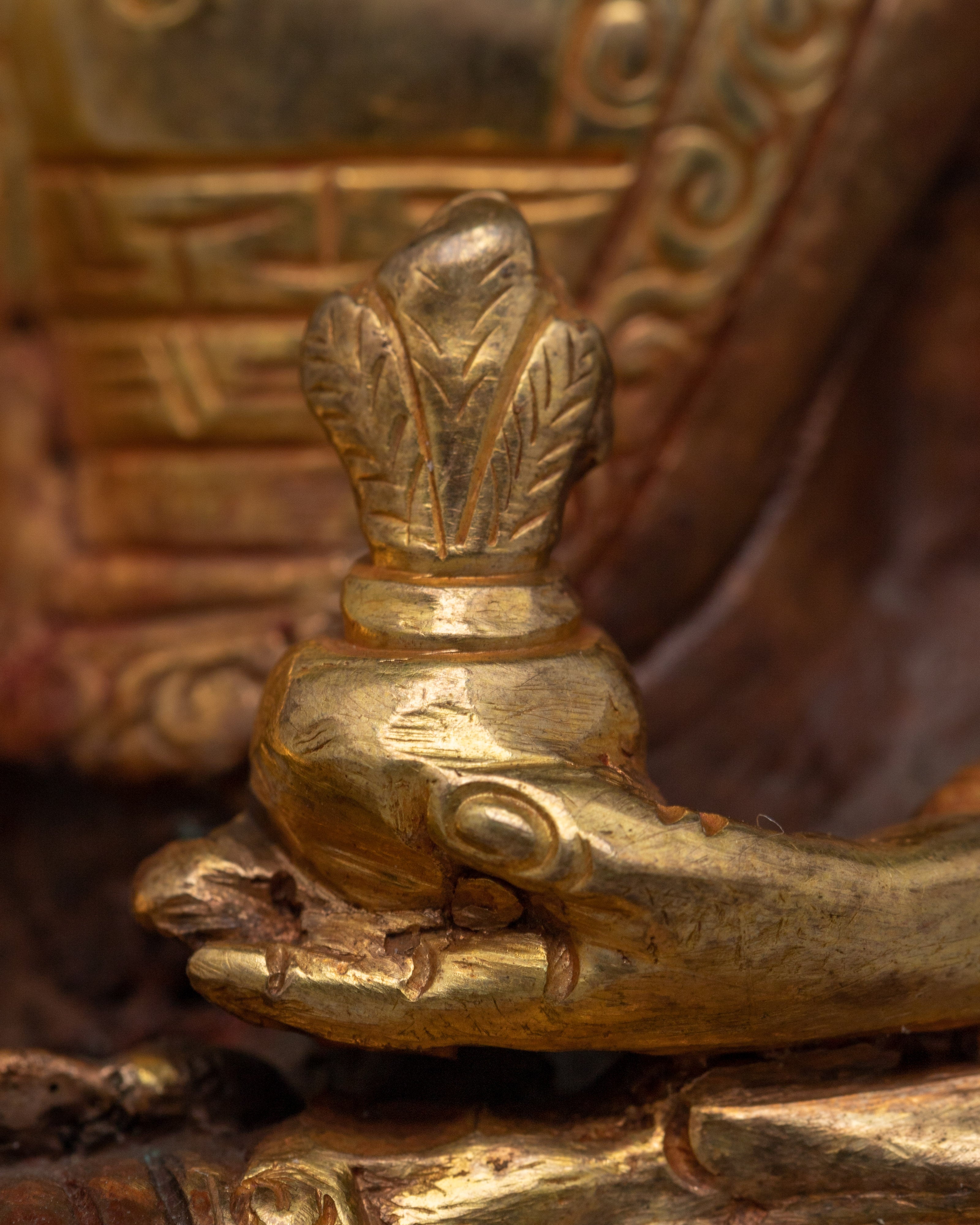Handmade Medicine Buddha Statue | Tibetan Buddhist Healing Figure
