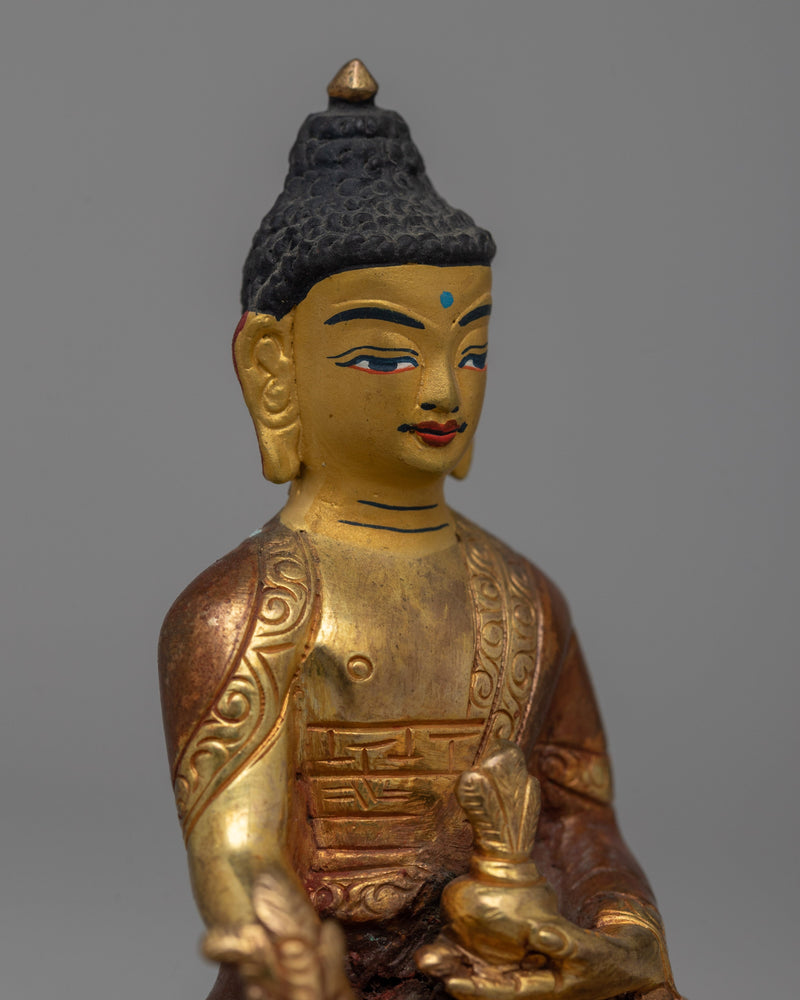 Handmade Medicine Buddha Statue | Tibetan Buddhist Healing Figure