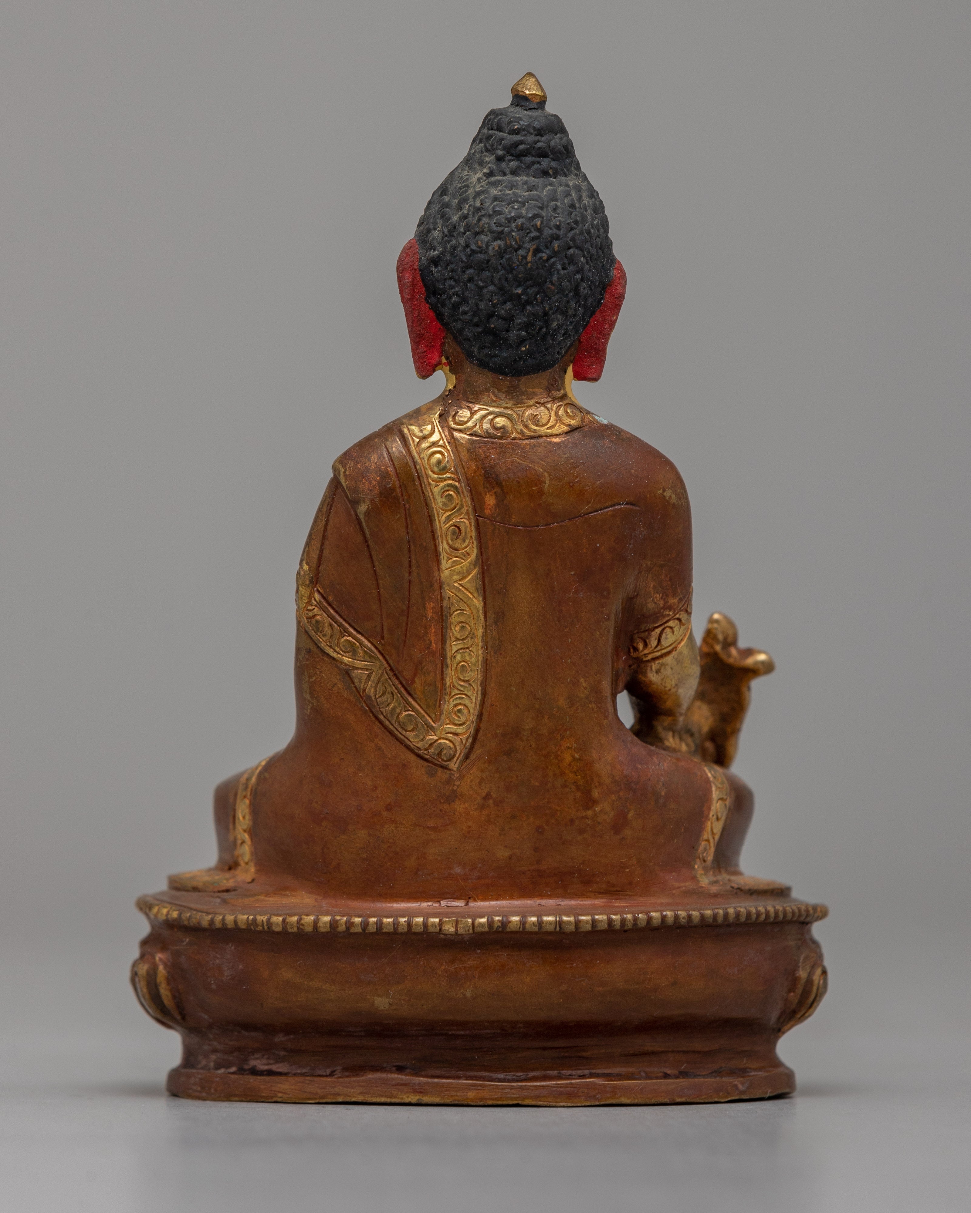 Handmade Medicine Buddha Statue | Tibetan Buddhist Healing Figure