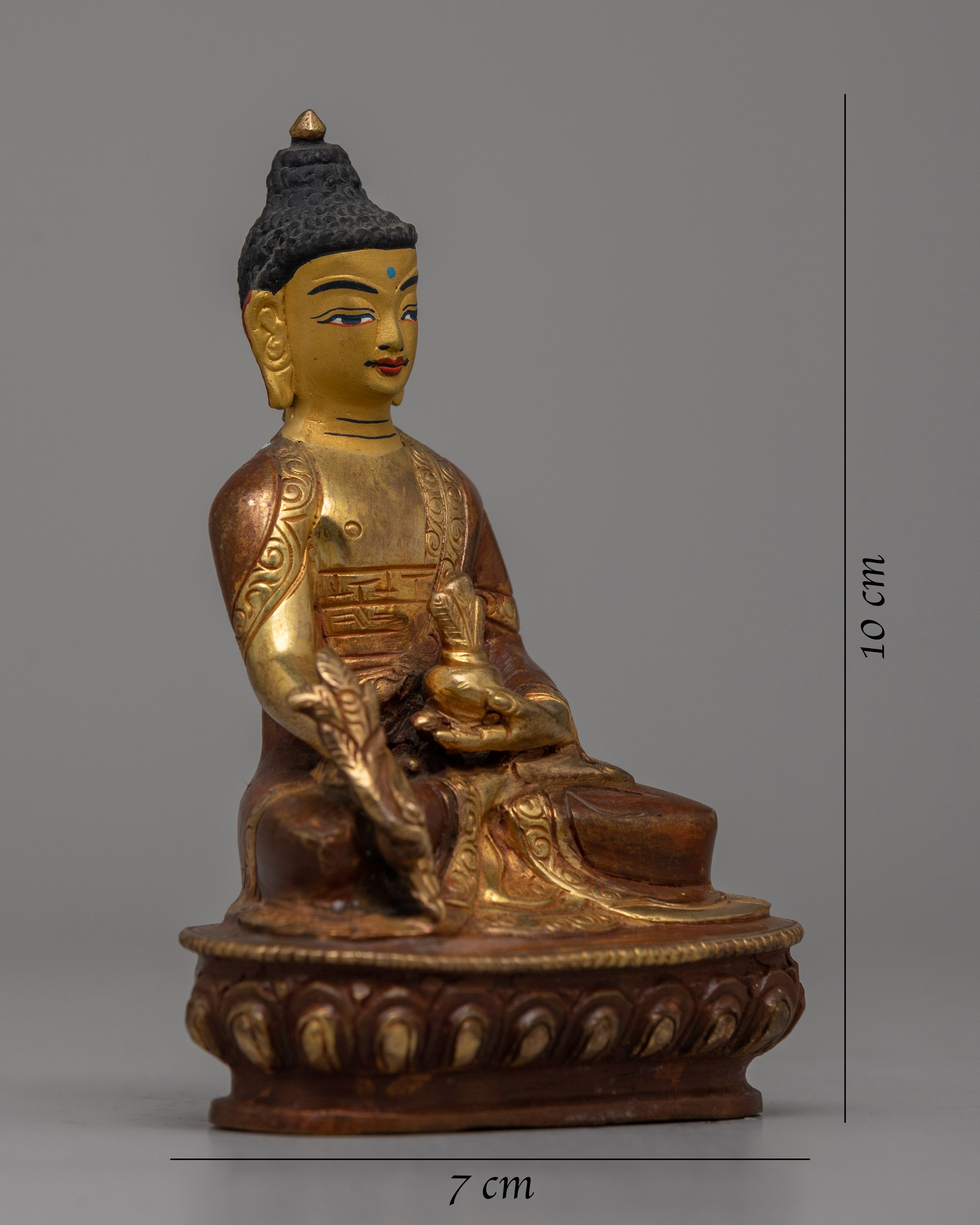 Handmade Medicine Buddha Statue | Tibetan Buddhist Healing Figure