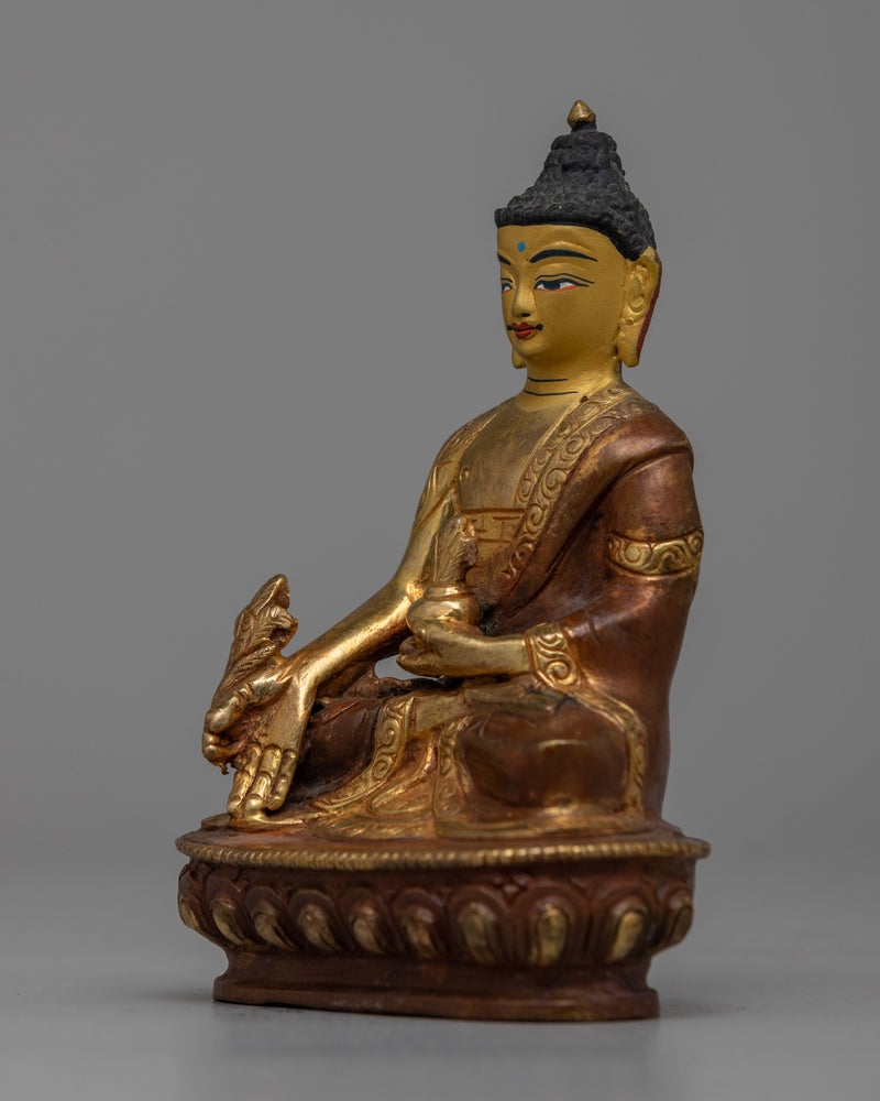 Handmade Medicine Buddha Statue | Tibetan Buddhist Healing Figure