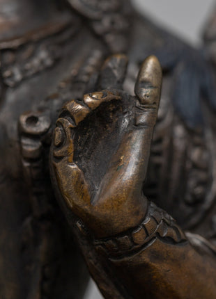 Green Tara Oxidized Statue | Exquisite Symbol of Compassion