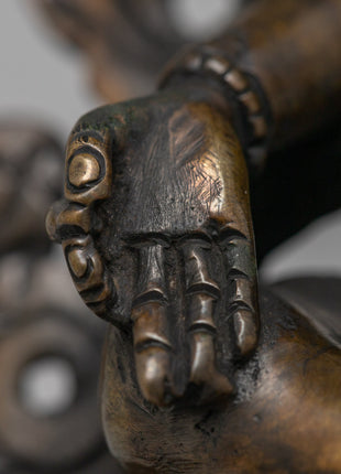 Green Tara Oxidized Statue | Exquisite Symbol of Compassion